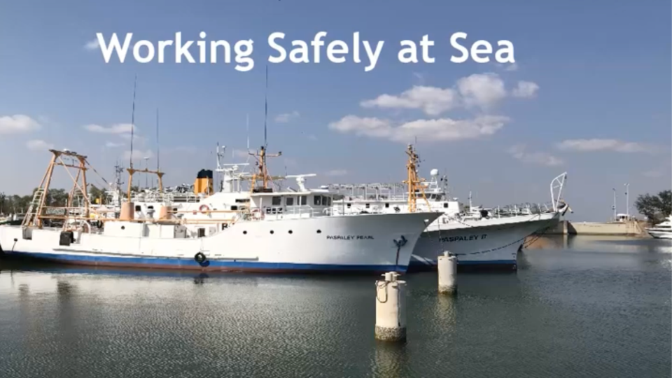 4.1 Working Safely at Sea